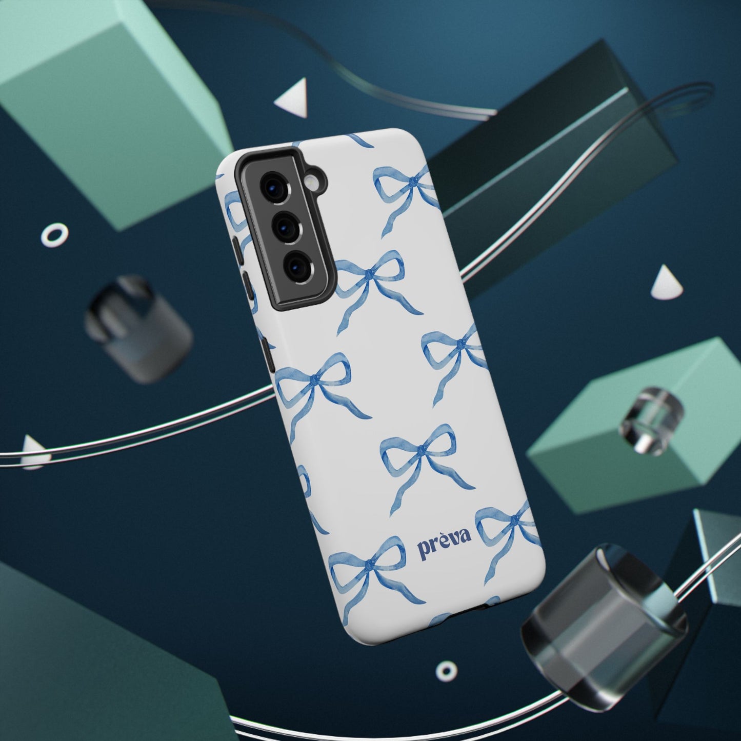 Blue Bow Phone Case