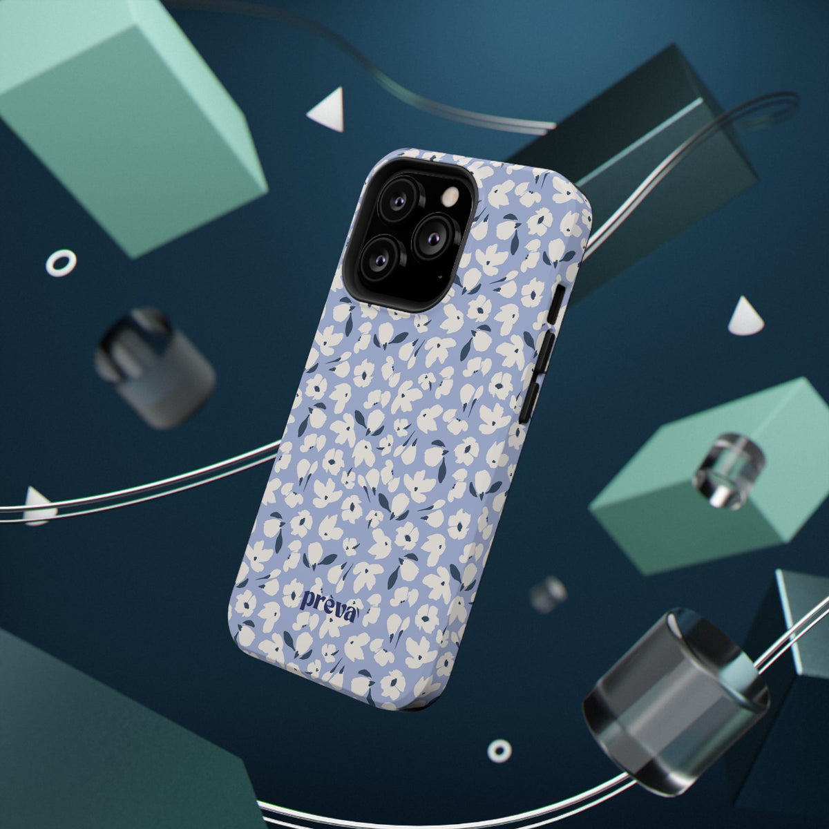 Petals On Blue Phone Case