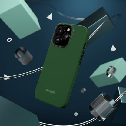 Impact-Resistant Phone Case — Forest Green Slim Armor