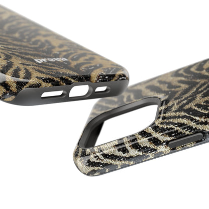 Phone Case — Impact‑Resistant Tiger Print Rug Texture