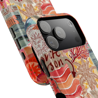 Vintage Floral Collage Phone Case
