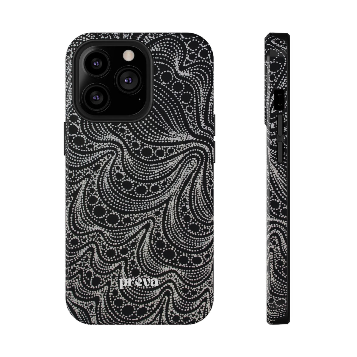 Abstract Midnight Lace Phone Case