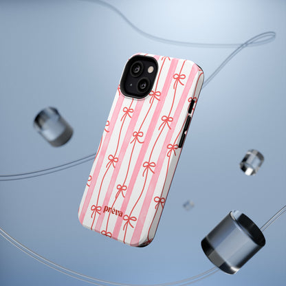 Pink Bow Chain Phone Case
