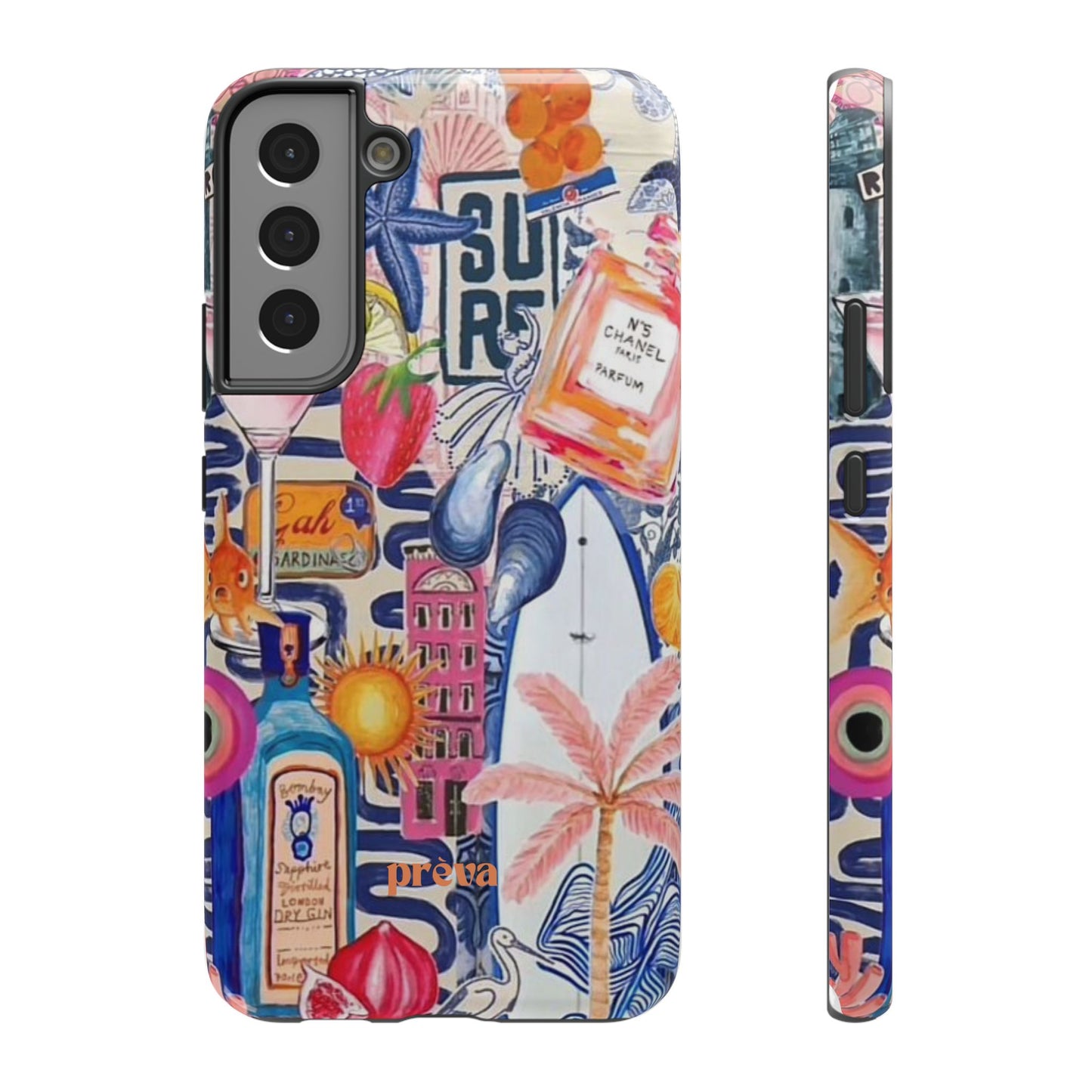 Tropical Beach Collage Phone Case