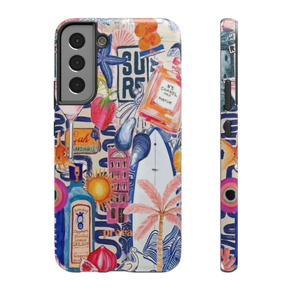 Tropical Beach Collage Phone Case