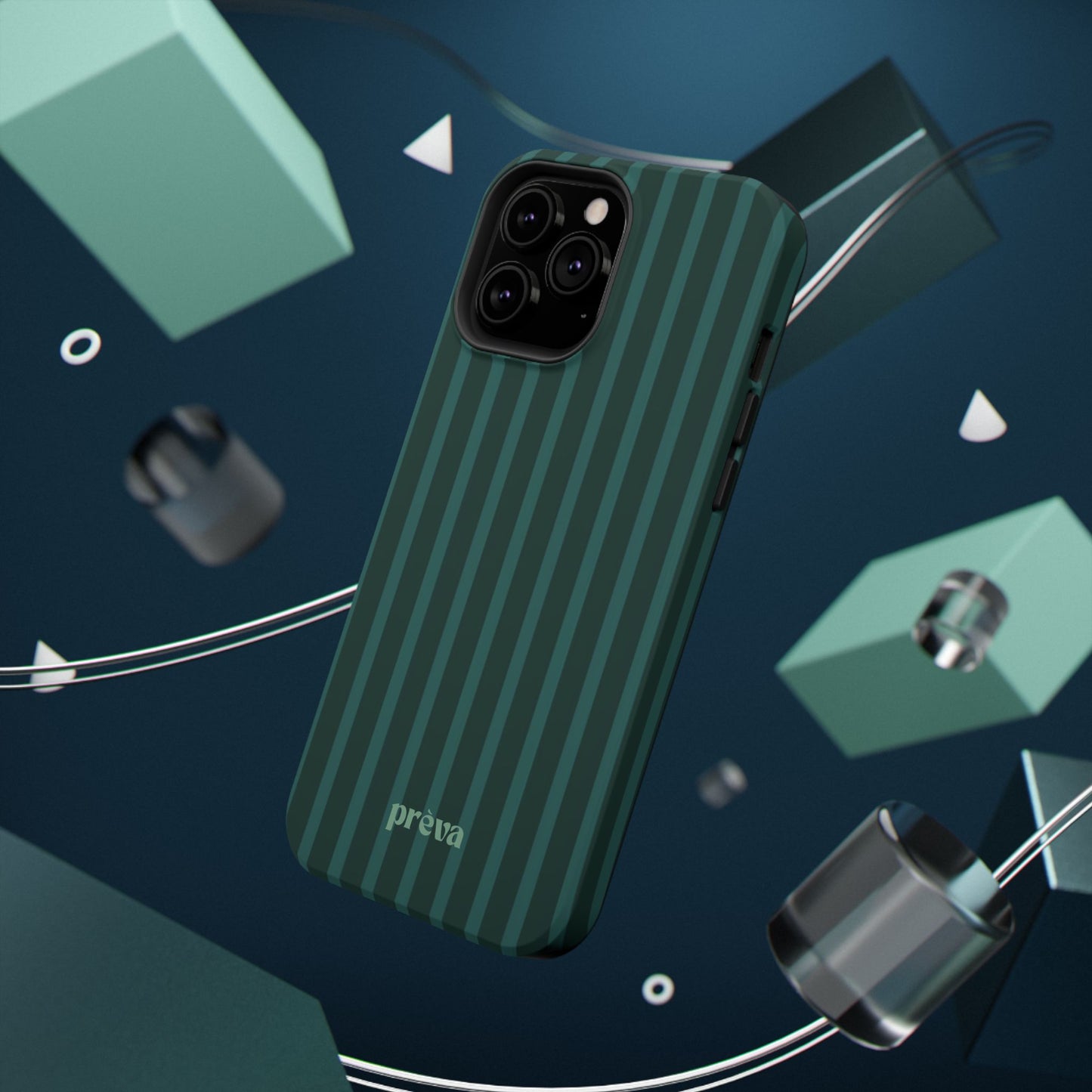 Striped Green Phone Case