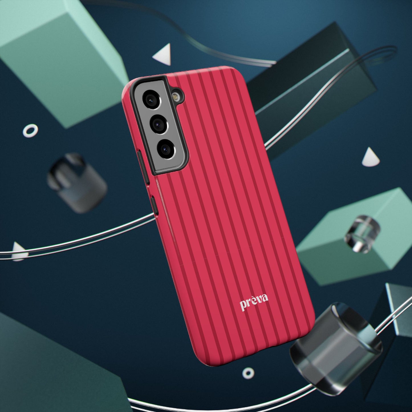 Pinky Red Stripes Phone Case