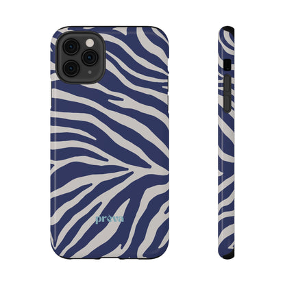 Blue Zebra Phone Case