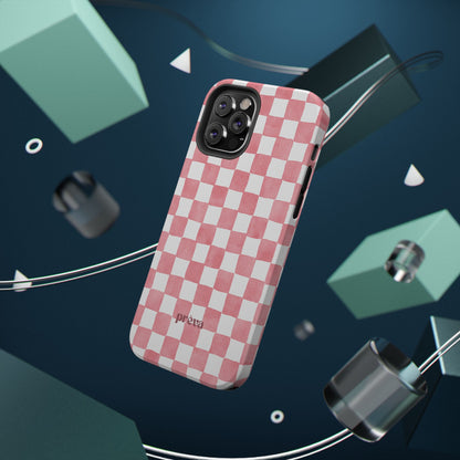 Pink Checkers Phone Case