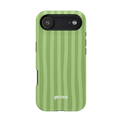 Light Green Stripes Phone Case