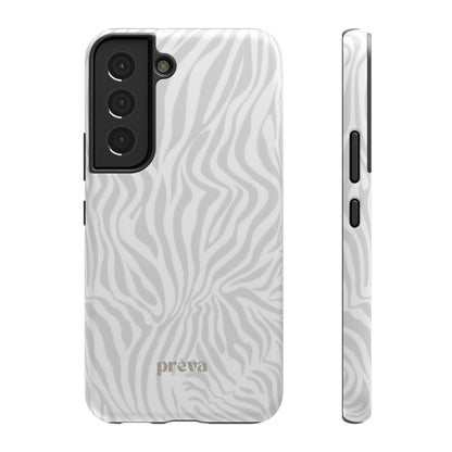 Zebra White Wave Phone Case