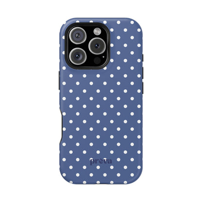 Navy Polka Dot Phone Case