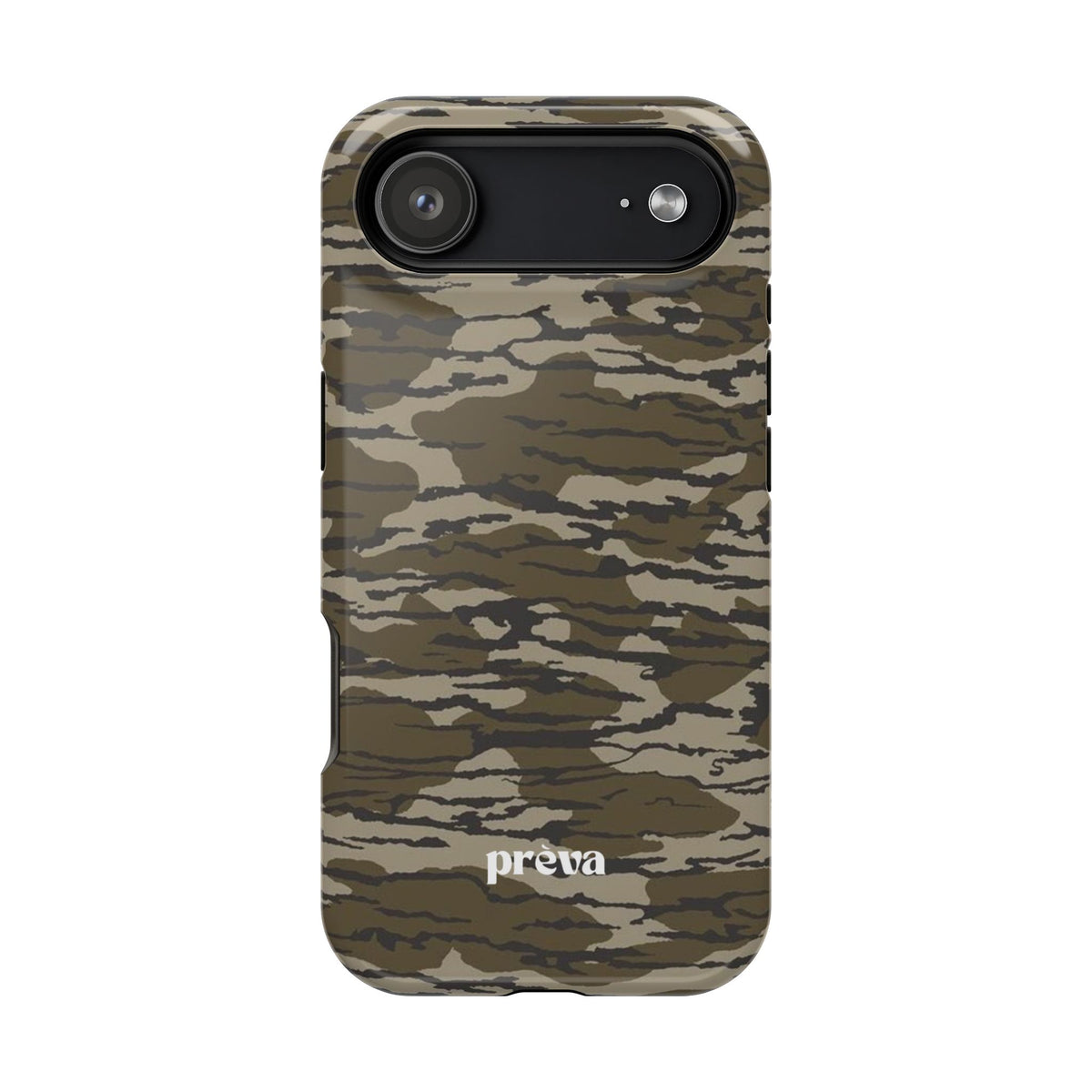 Camo Impact-Resistant Phone Case — Military Green Rugged Protection