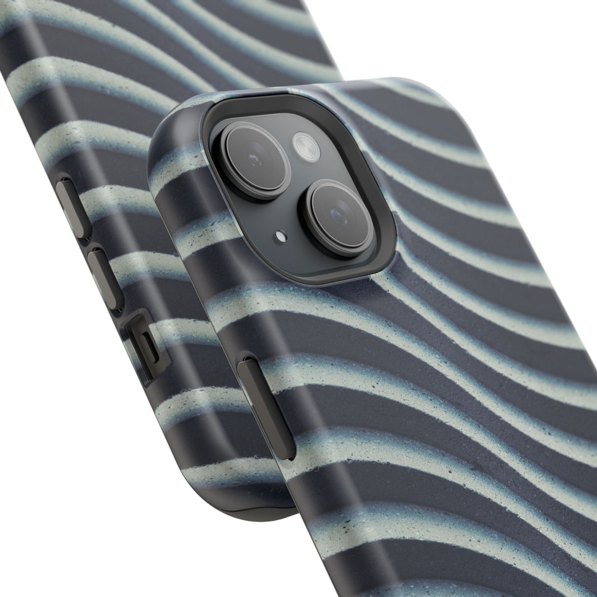 Navy Waves Phone Case
