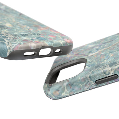 Marbled Seafoam Impact-Resistant Phone Case