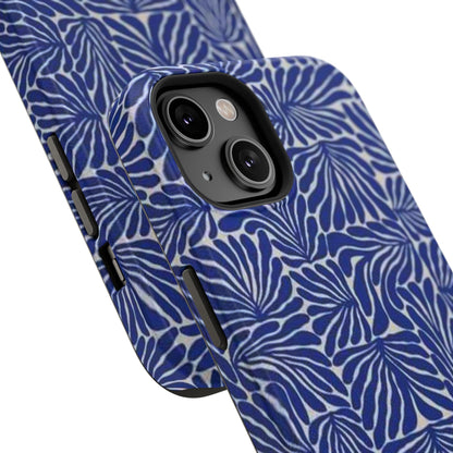 Blue Abstract Greek Phone Case