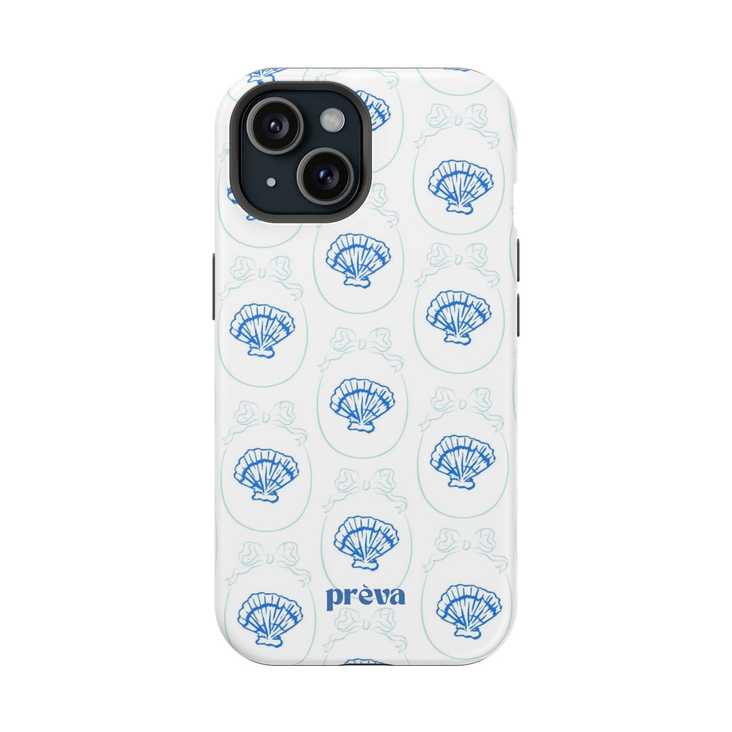 Fancy Teal Shell Phone Case