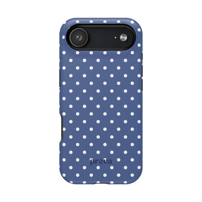 Navy Polka Dot Phone Case