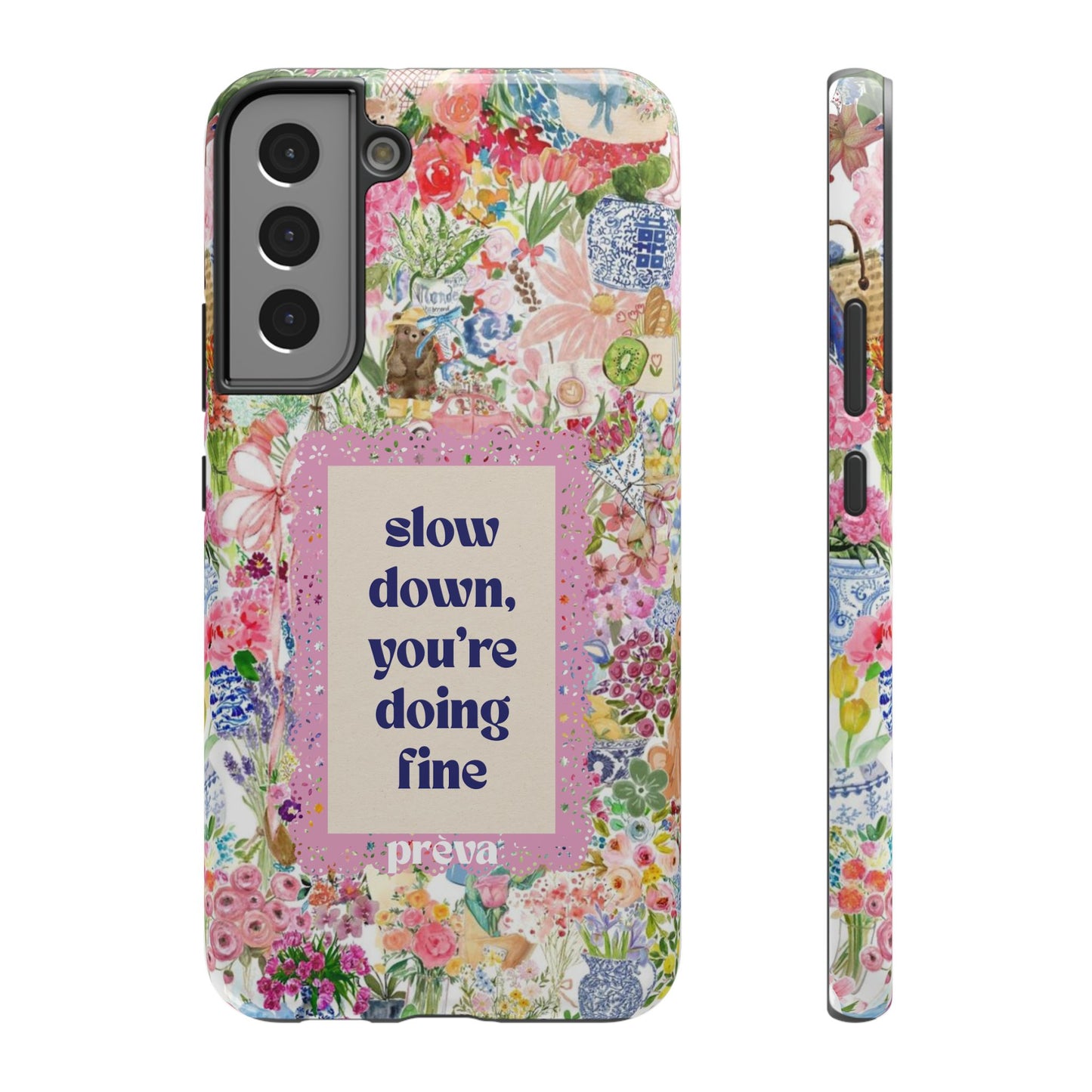 Slow Down Flowers x notsoken Phone Case