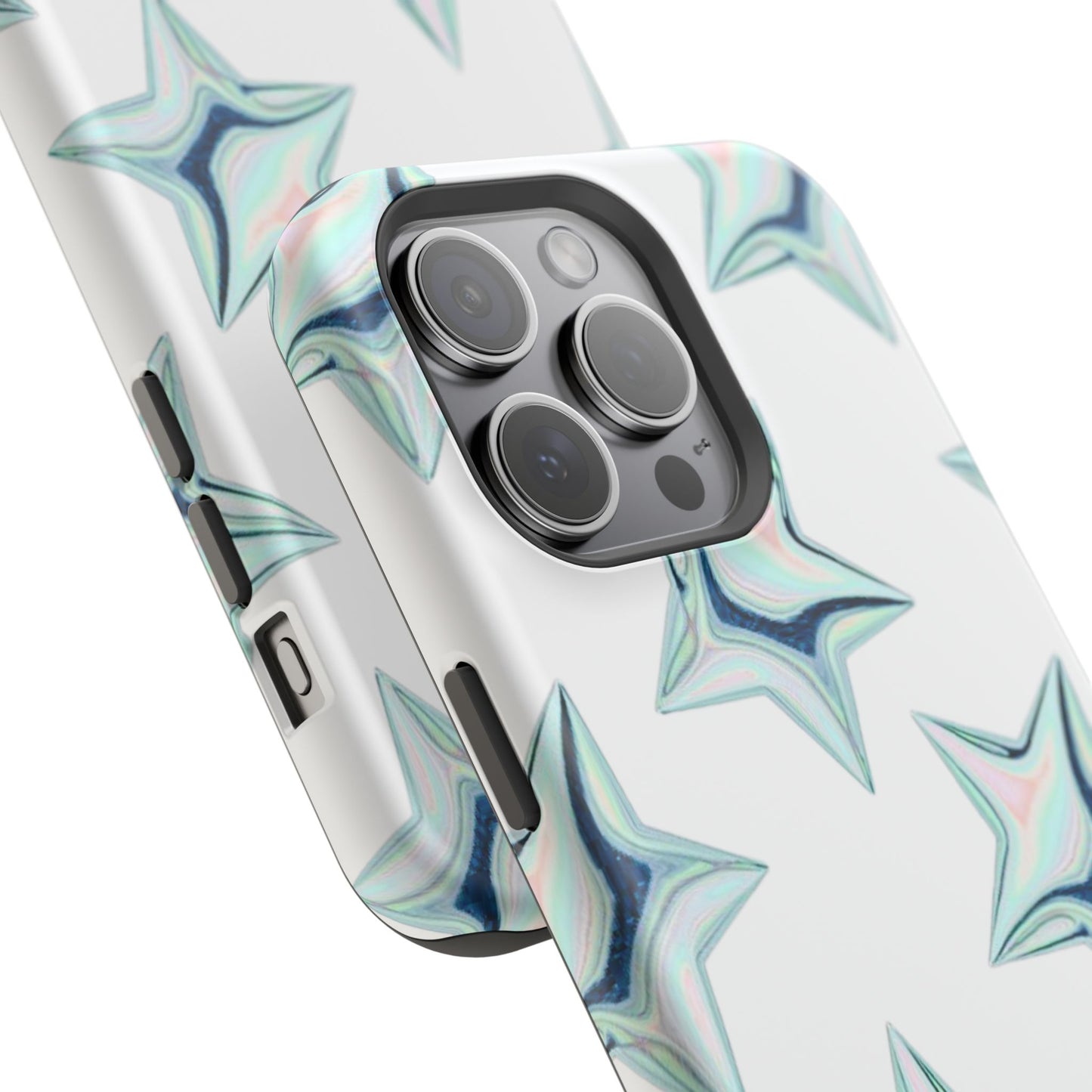 White Starburst Phone Case