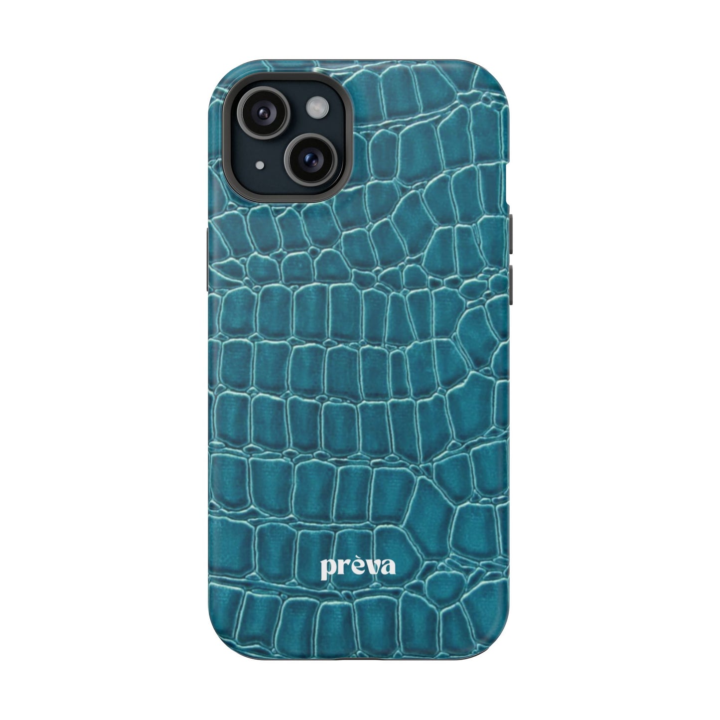 Teal Croc Phone Case