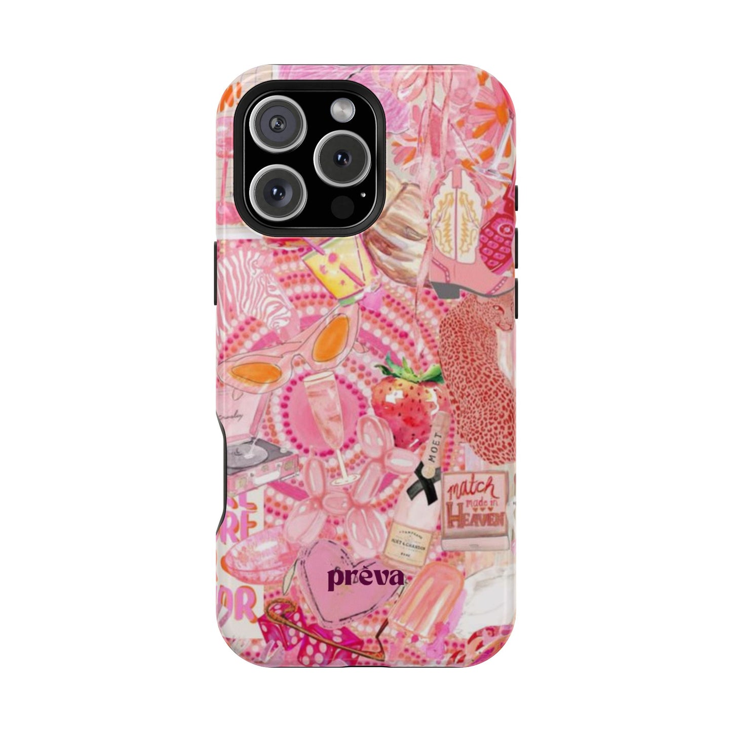 Pink Collage Phone Case