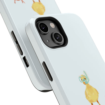 Scuba Duck Stripes Phone Case