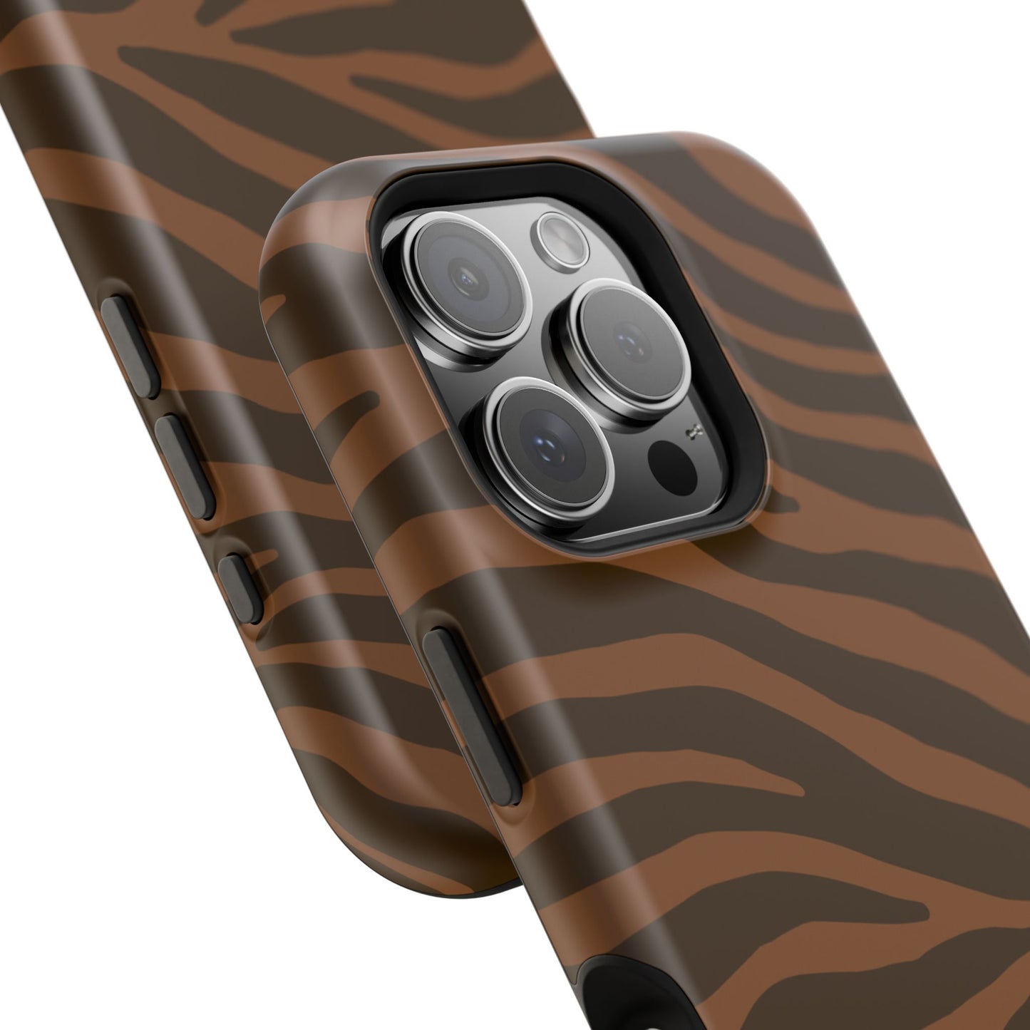Brown Tiger Stripe Phone Case