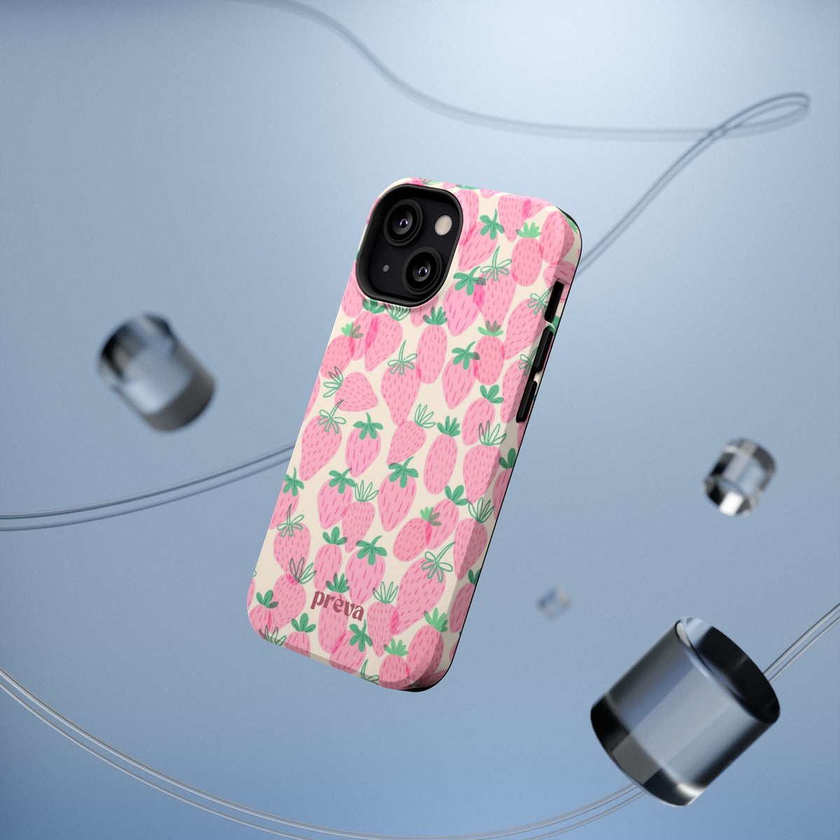 Pink Strawberry Phone Case