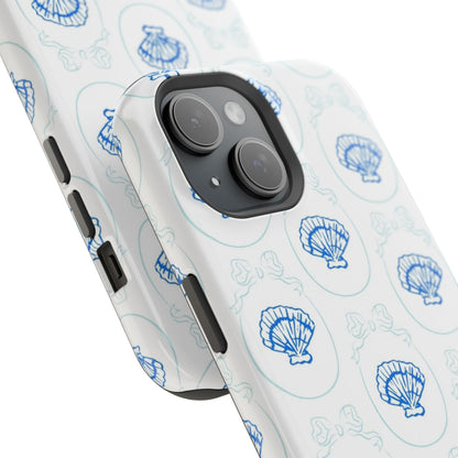 Fancy Teal Shell Phone Case