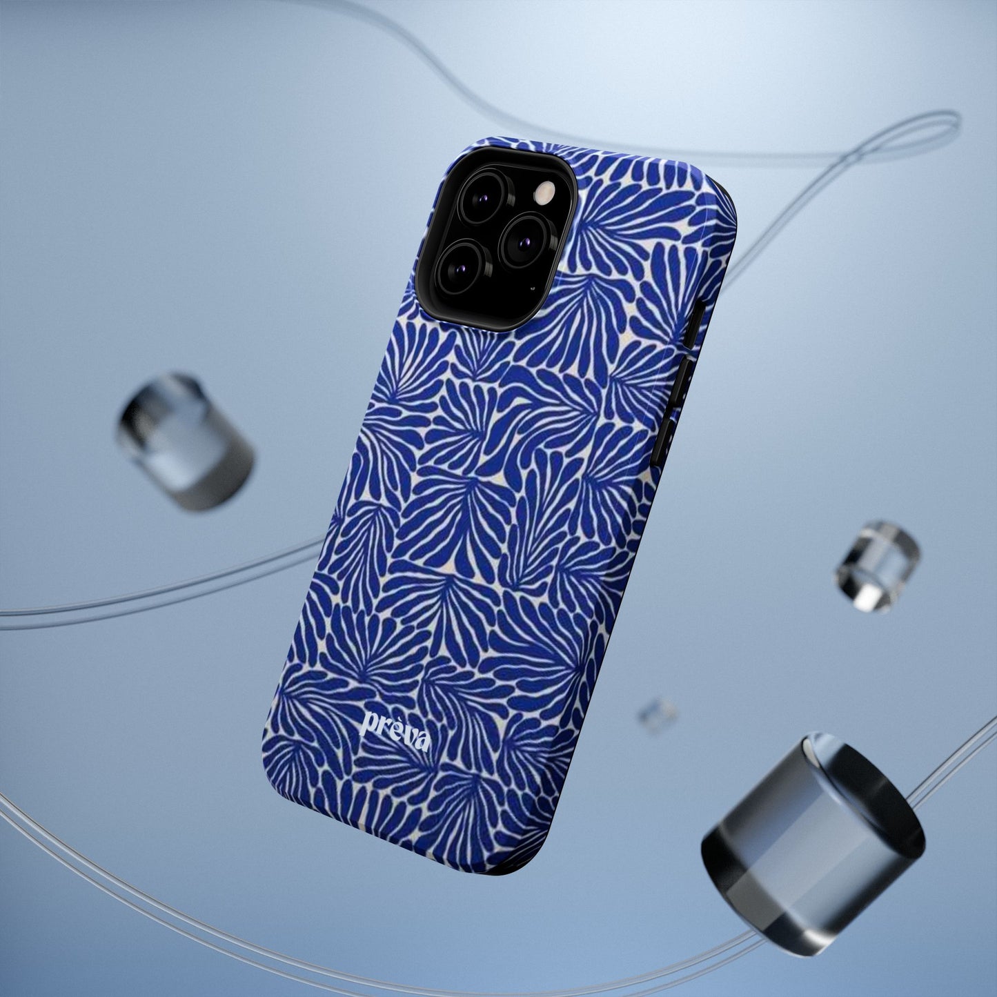 Blue Abstract Greek Phone Case