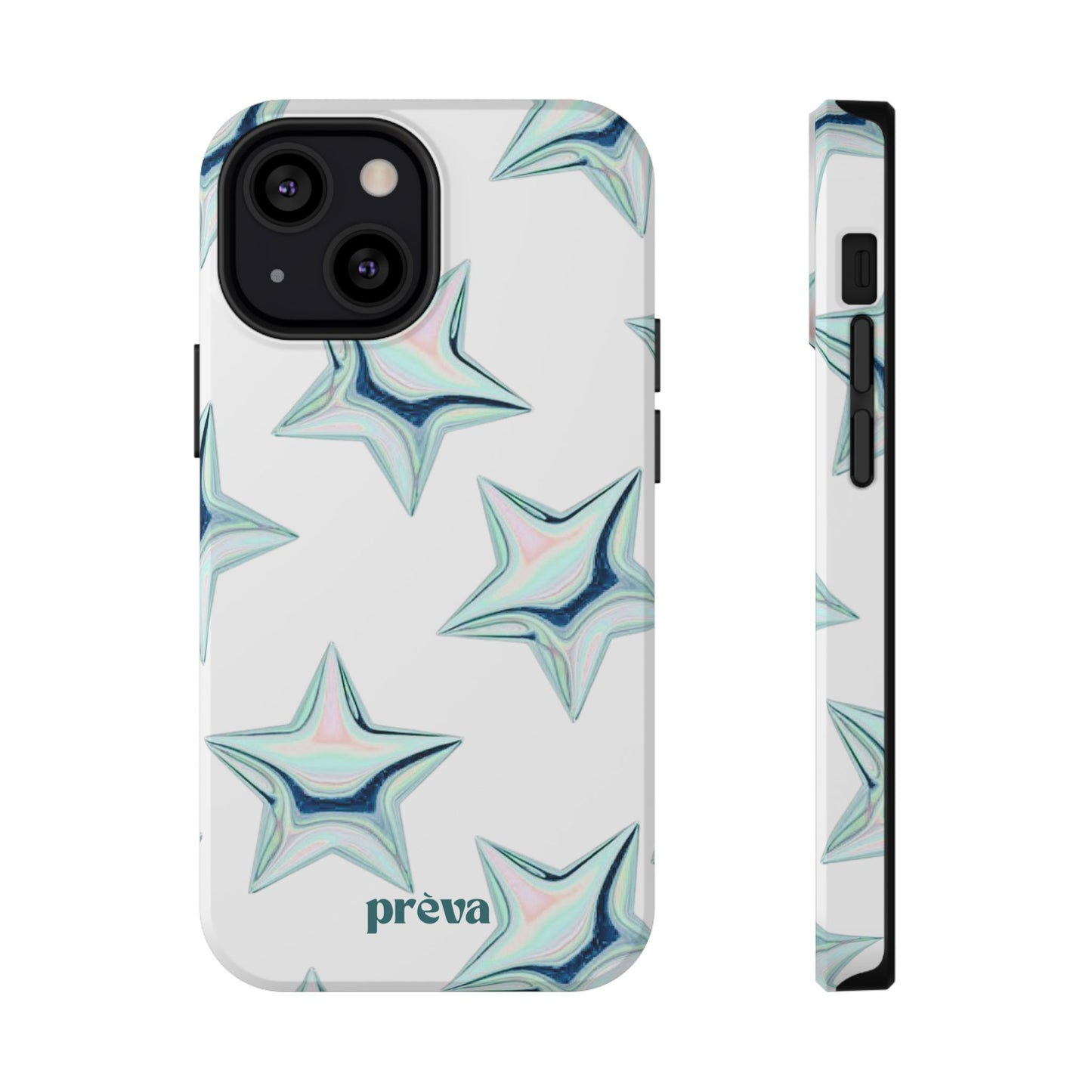 White Starburst Phone Case