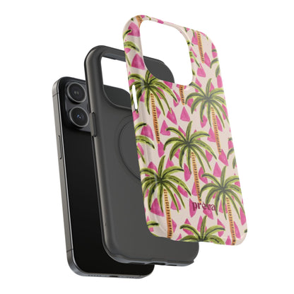 Phone Case — Pink Palm Tree Impact-Resistant Protector