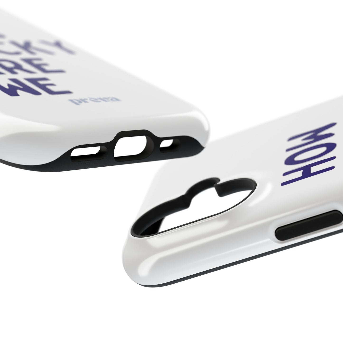 How Lucky Are We White Phone Case