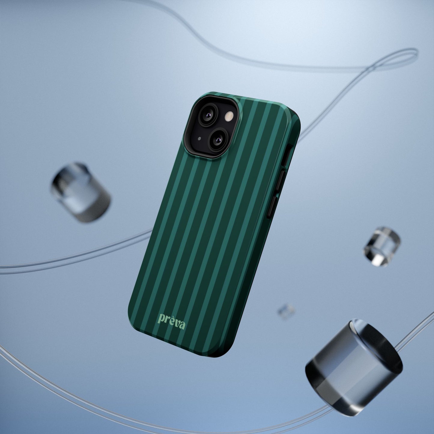 Striped Green Phone Case