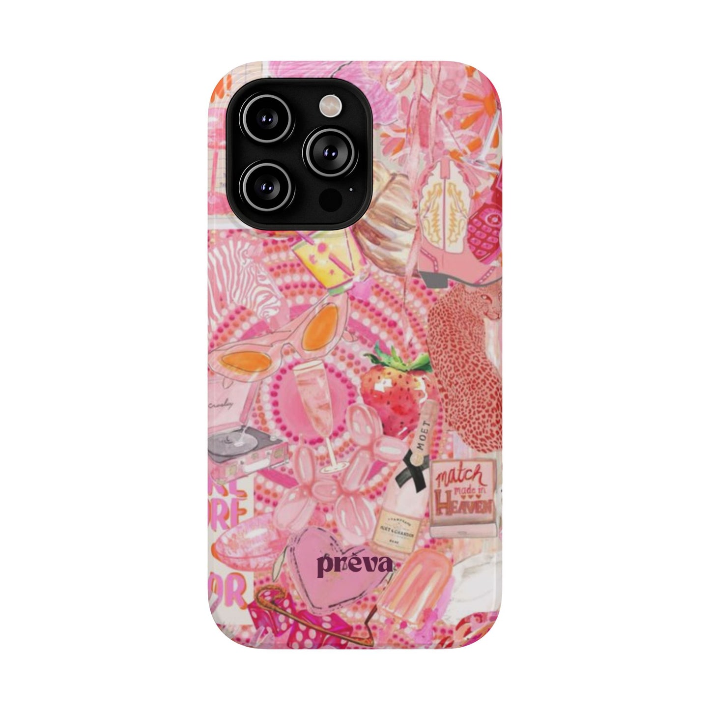 Pink Collage Phone Case