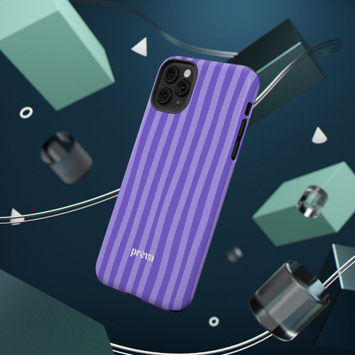 Lavender Stripes Phone Case