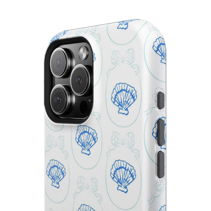 Fancy Teal Shell Phone Case