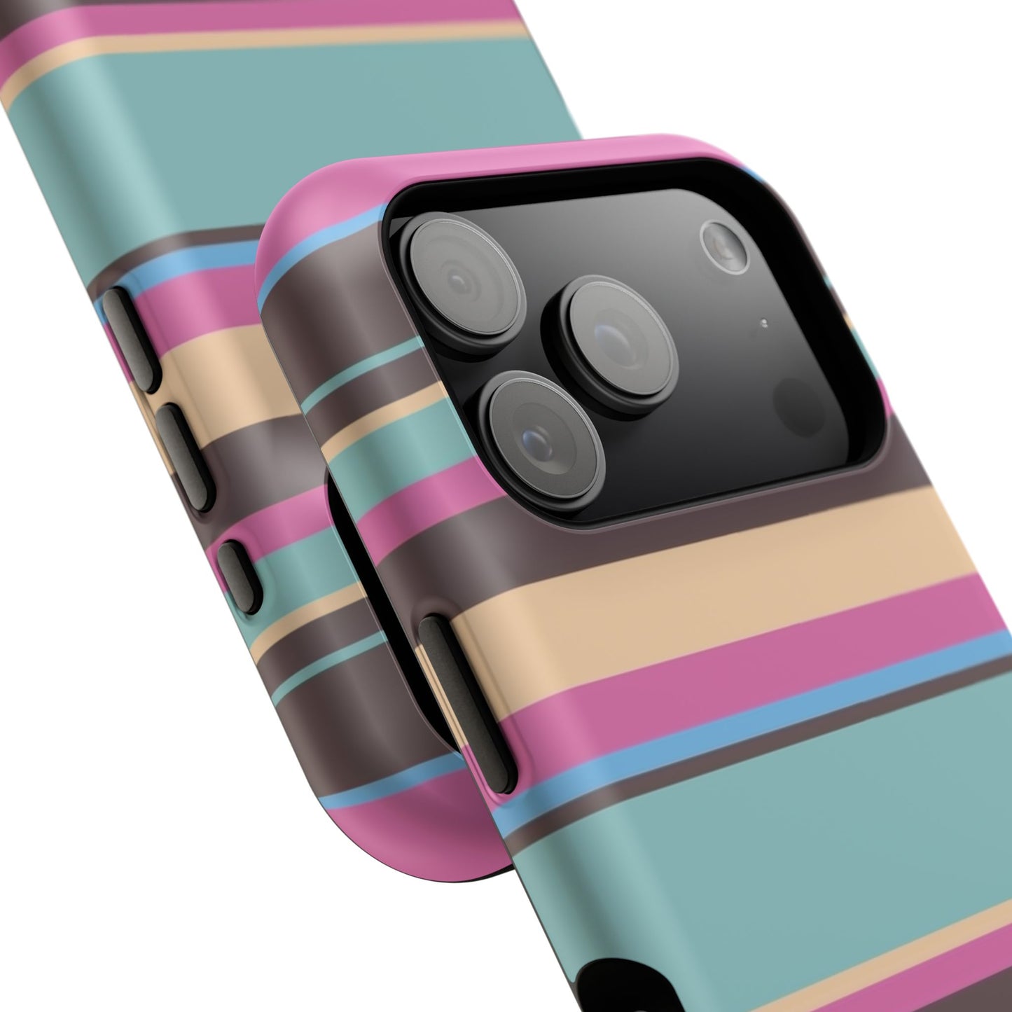 Cocoa Palm Stripes Phone Case