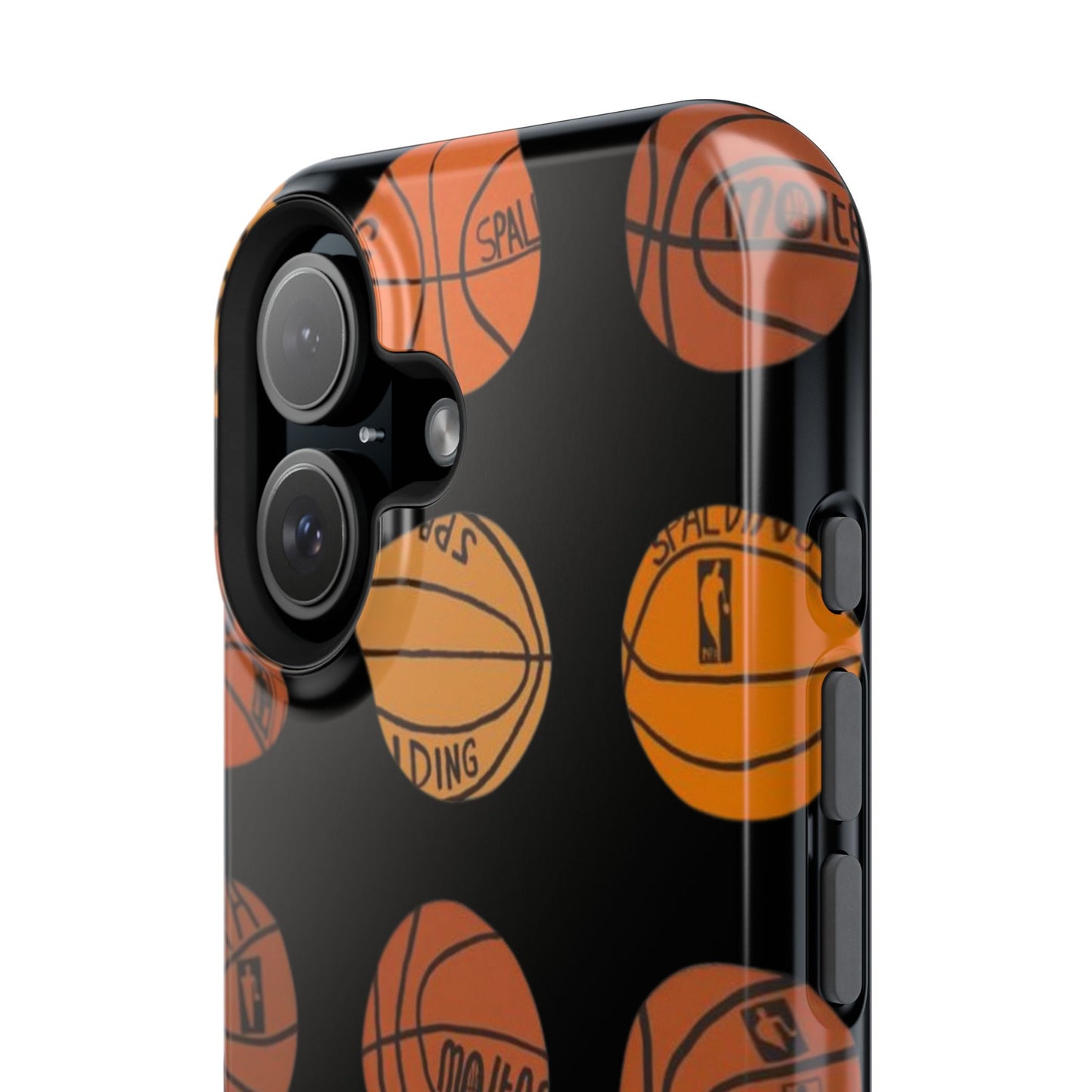 Black Basketball Phone Case