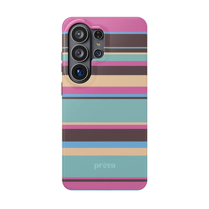Cocoa Palm Stripes Phone Case
