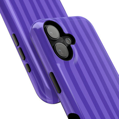 Dark Purple Stripes Phone Case