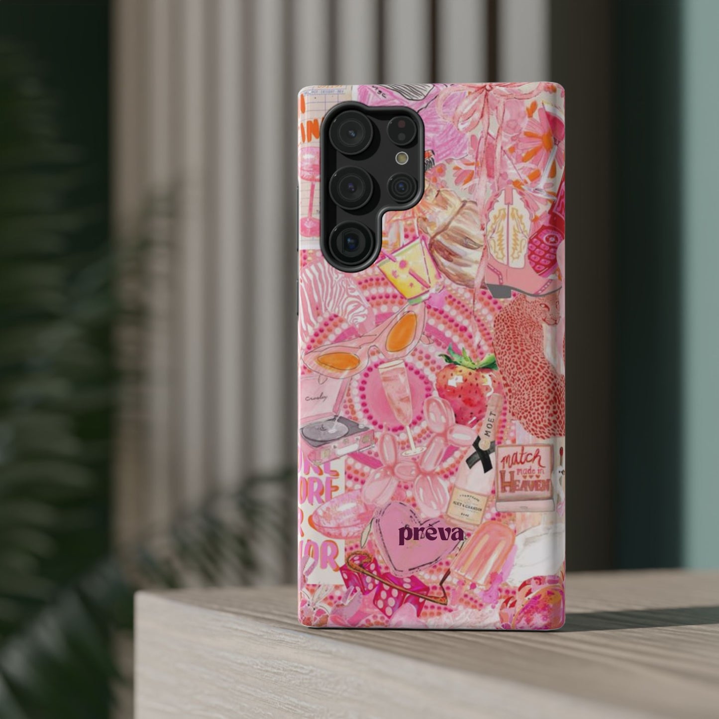 Pink Collage Phone Case