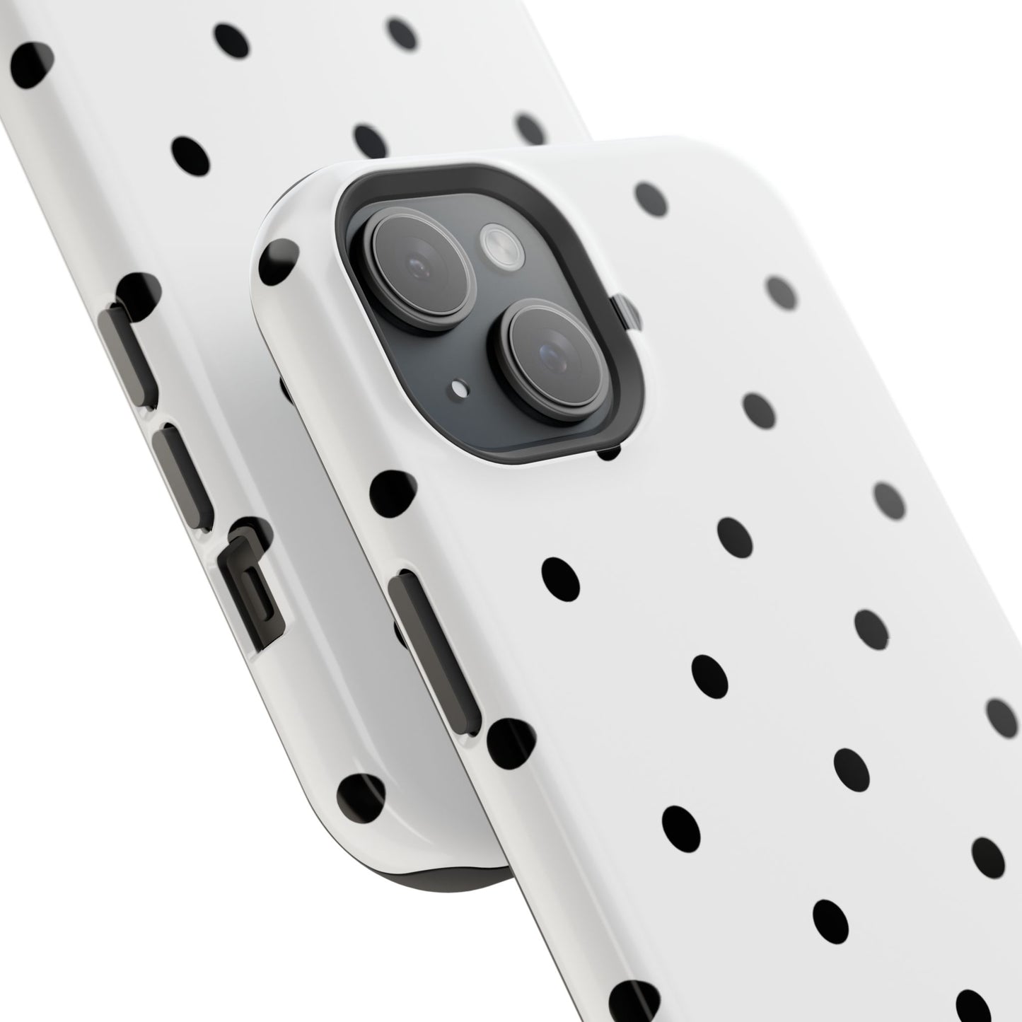 B&W polka dots Phone Case