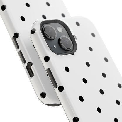 B&W polka dots Phone Case