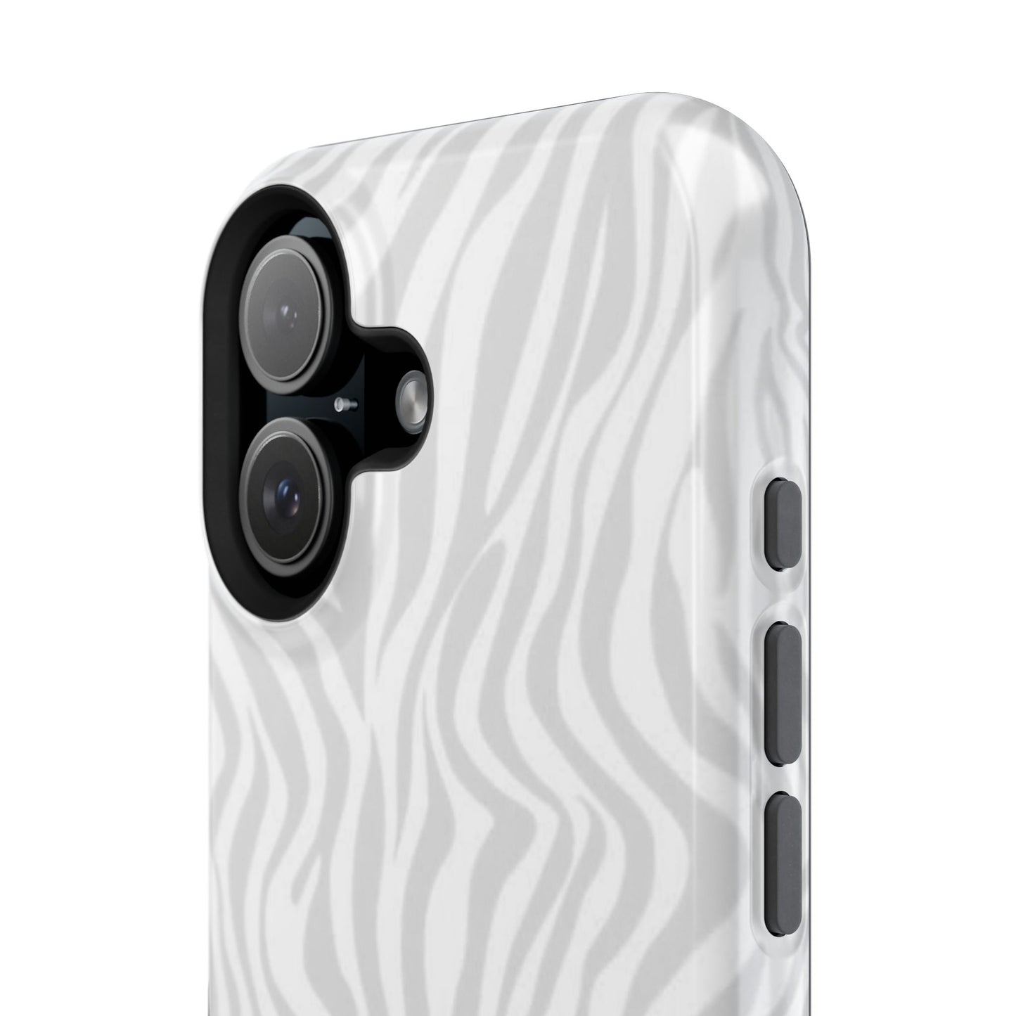 Zebra White Wave Phone Case