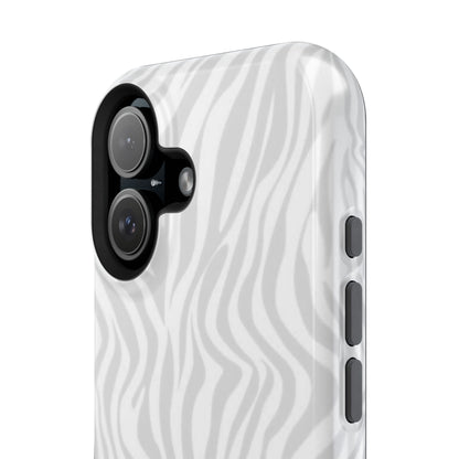 Zebra White Wave Phone Case