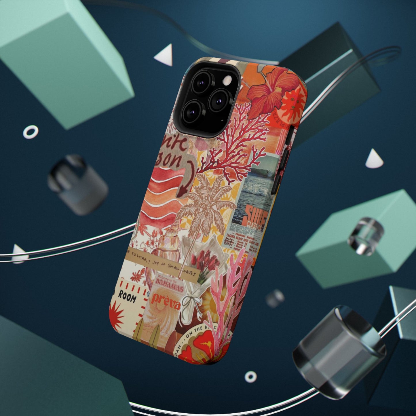 Vintage Floral Collage Phone Case