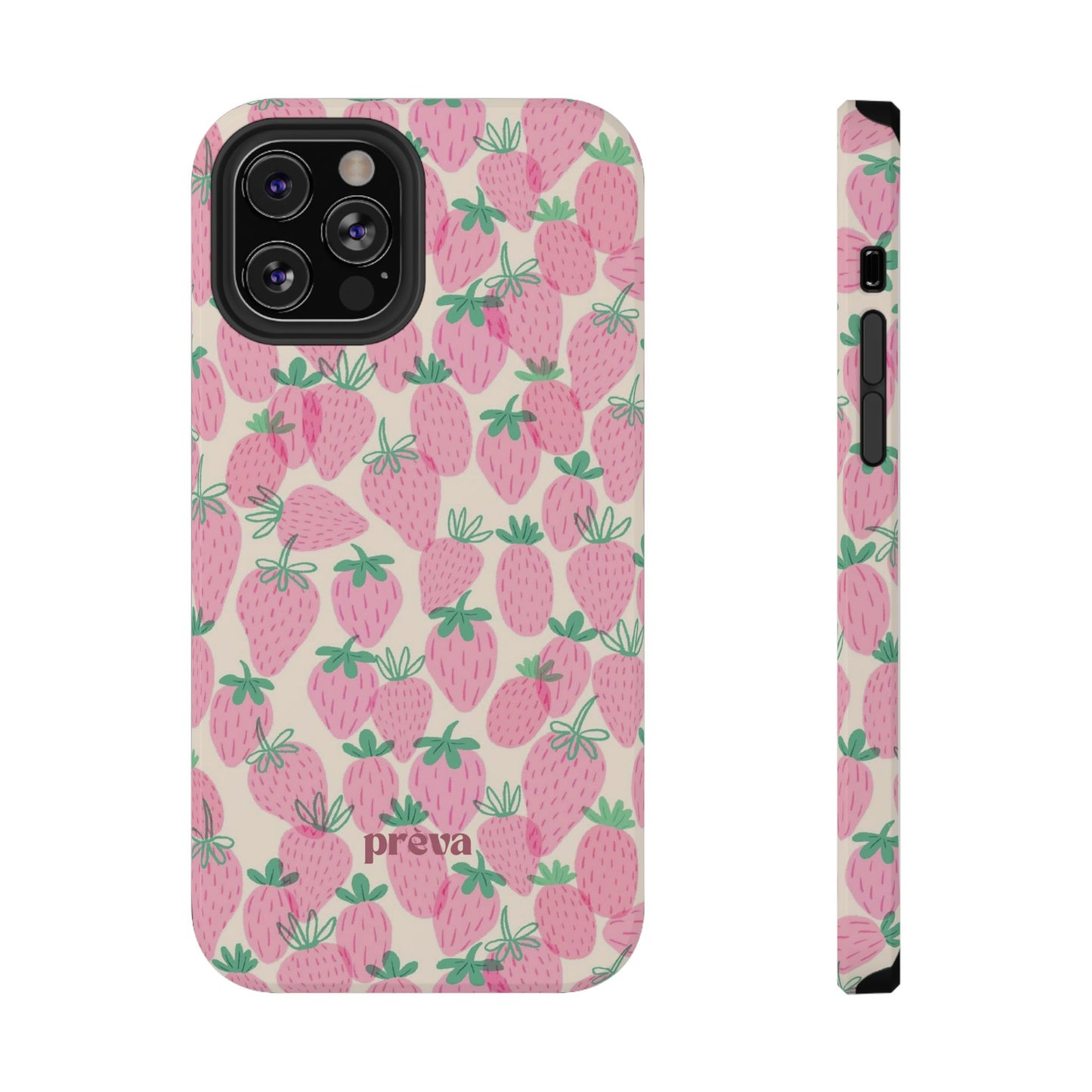 Pink Strawberry Phone Case