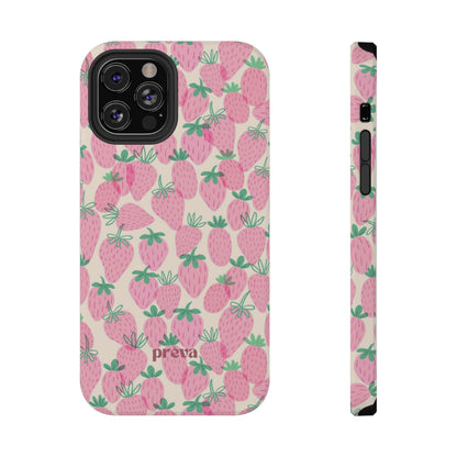 Pink Strawberry Phone Case